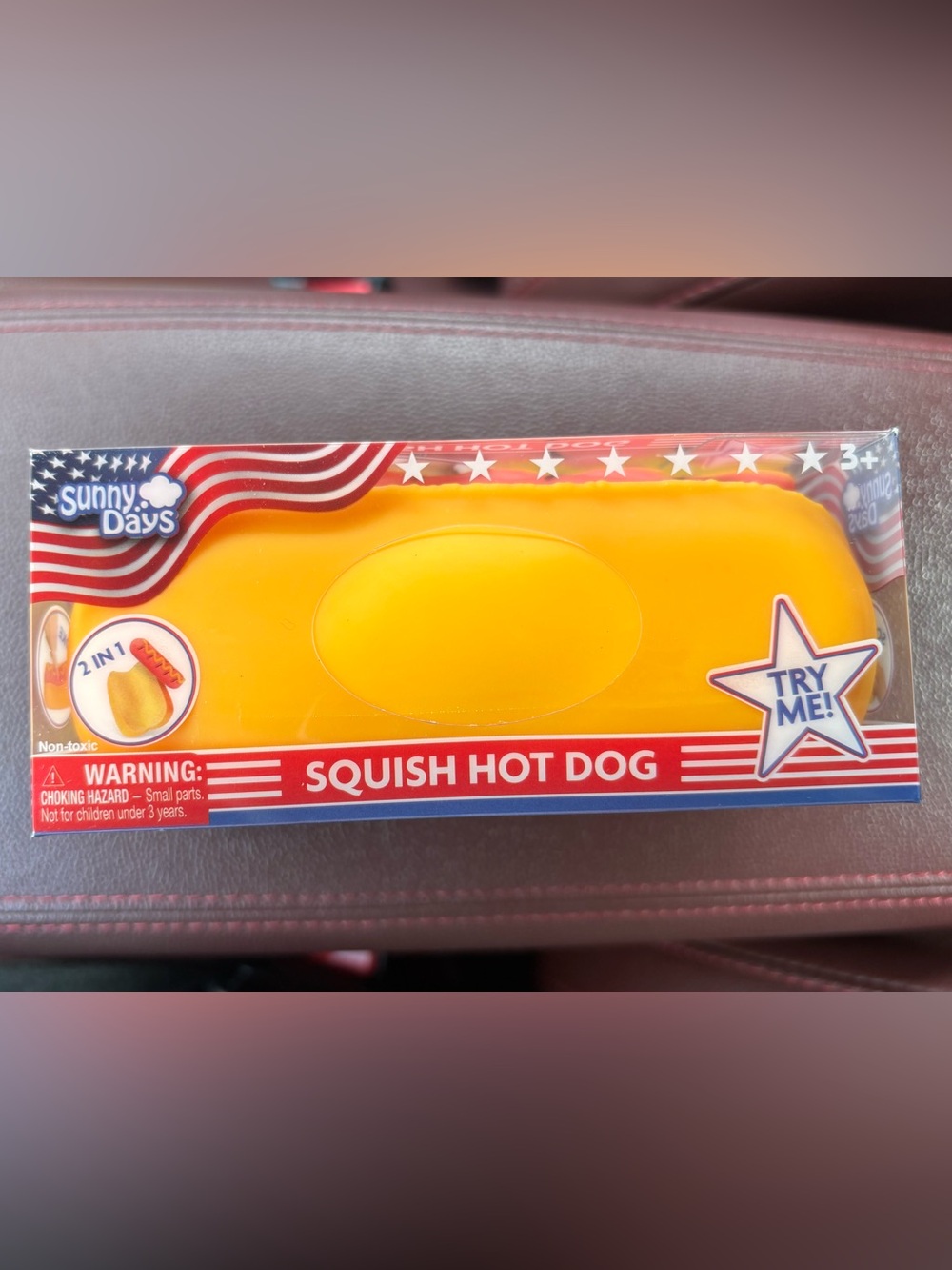 Sunny Days Squishy Hot Dog - Picture 2 of 3
